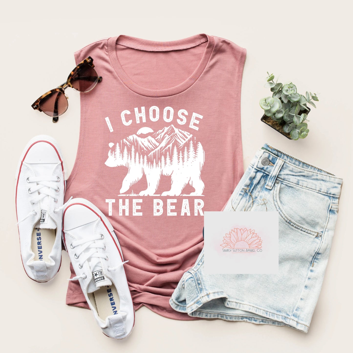I choose the Bear - Adult Women’s Tank