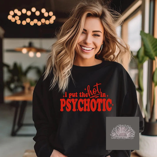PsycHOTic - Adult Unisex Crewneck Sweatshirt