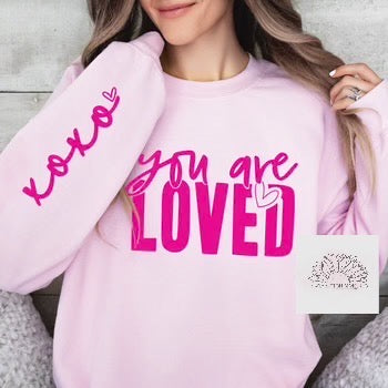 You are Loved - Adult Unisex Crewneck Sweatshirt