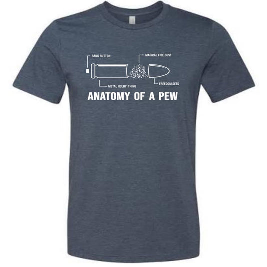 Anatomy of a Pew- Crewneck Unisex Adult T-Shirt