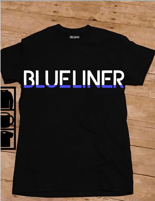 BlueLiner -  Crewneck Unisex Adult T-Shirt