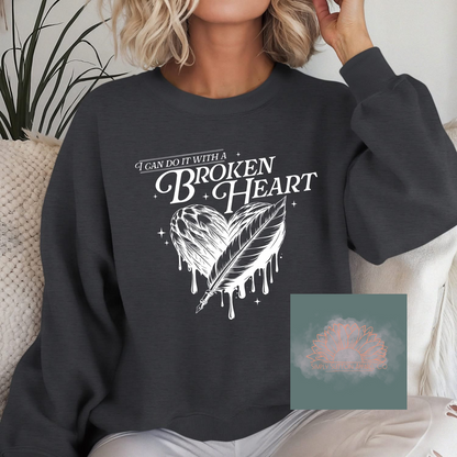 Broken Heart  - Adult Unisex Crewneck Sweatshirt