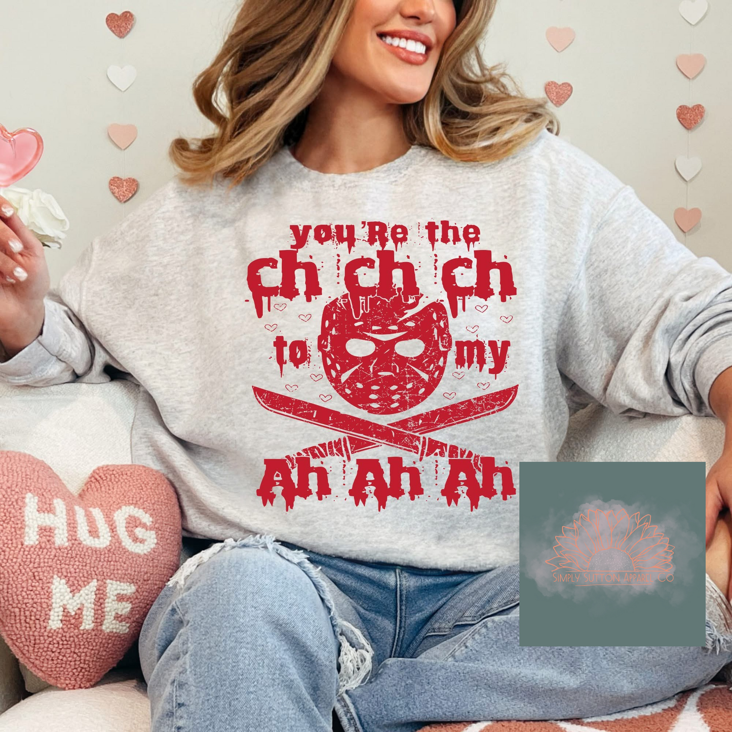 Ch Ch Ch AhAhAh - Adult Unisex Crewneck Sweatshirt