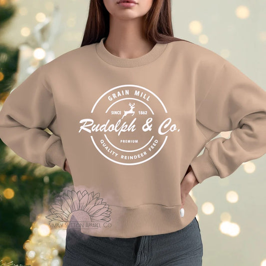 Rudolph & Co.  - Adult Unisex Crewneck Sweatshirt