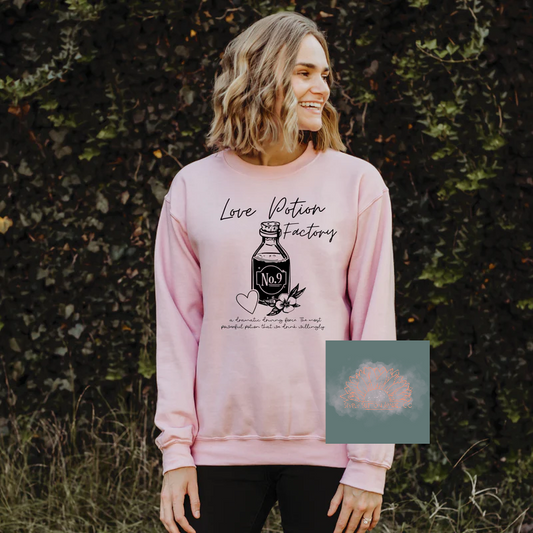 Love Potion Factory - Adult Unisex Crewneck Sweatshirt