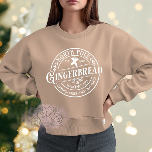 Ginerbread Baking Co. -Adult Unisex Crewneck Sweatshirt