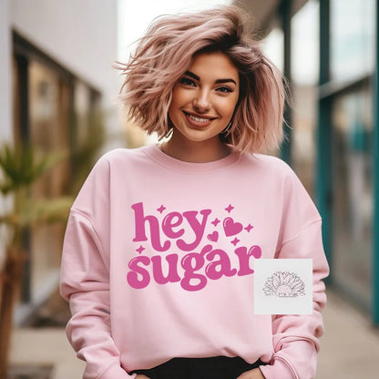 Hey Sugar - Adult Unisex Crewneck Sweatshirt