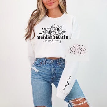 Mental Health Matters - Adult Unisex Crewneck Sweatshirt