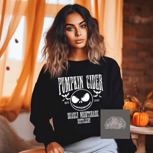 Pumpkin Cider Distillery |  Crewneck Unisex Sweatshirt