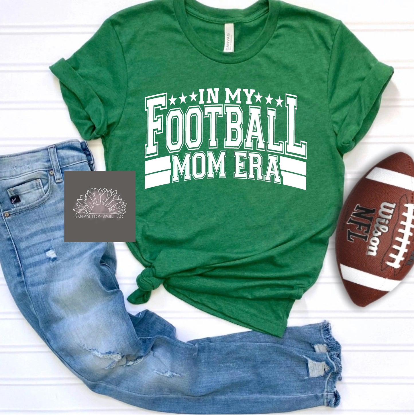 In my football mom era - Adult Unisex T-Shirt