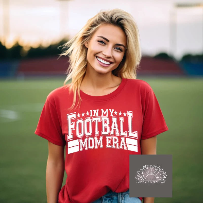 In my football mom era - Adult Unisex T-Shirt