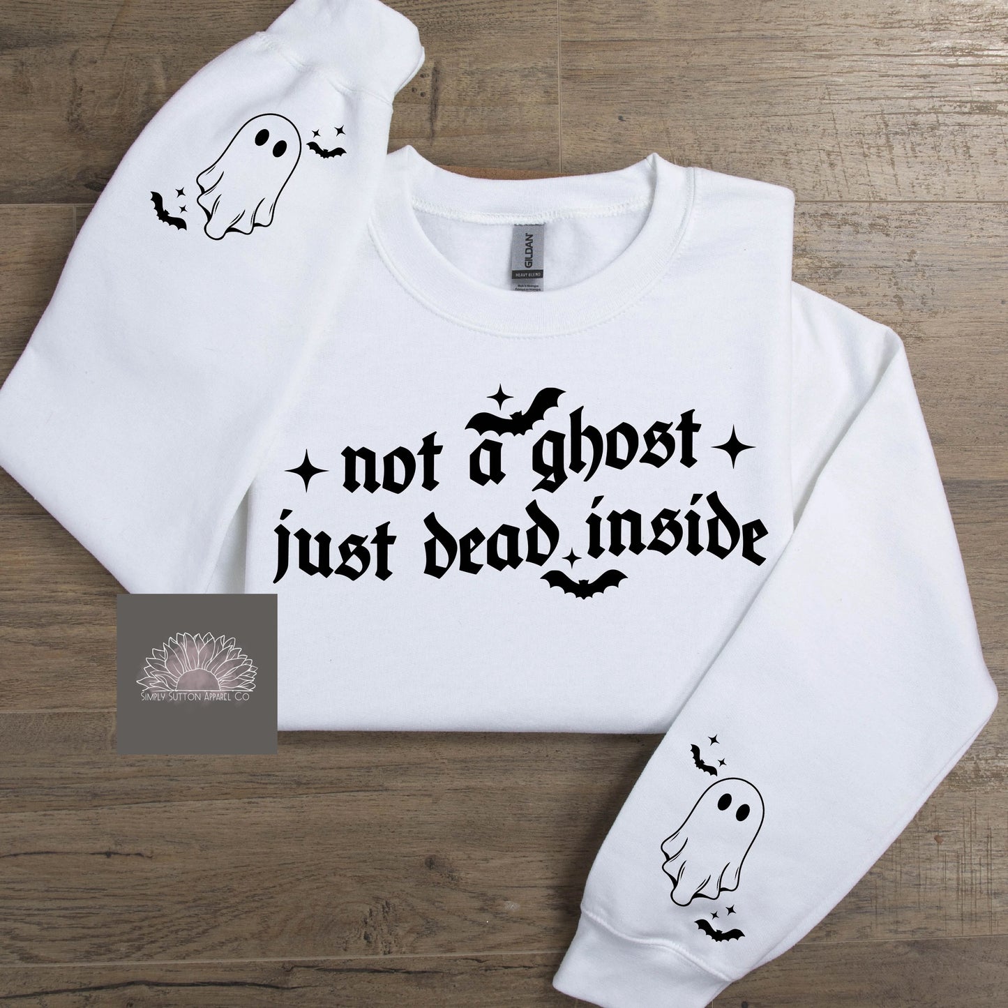 Not a Ghost but Dead inside|  Crewneck Unisex Sweatshirt