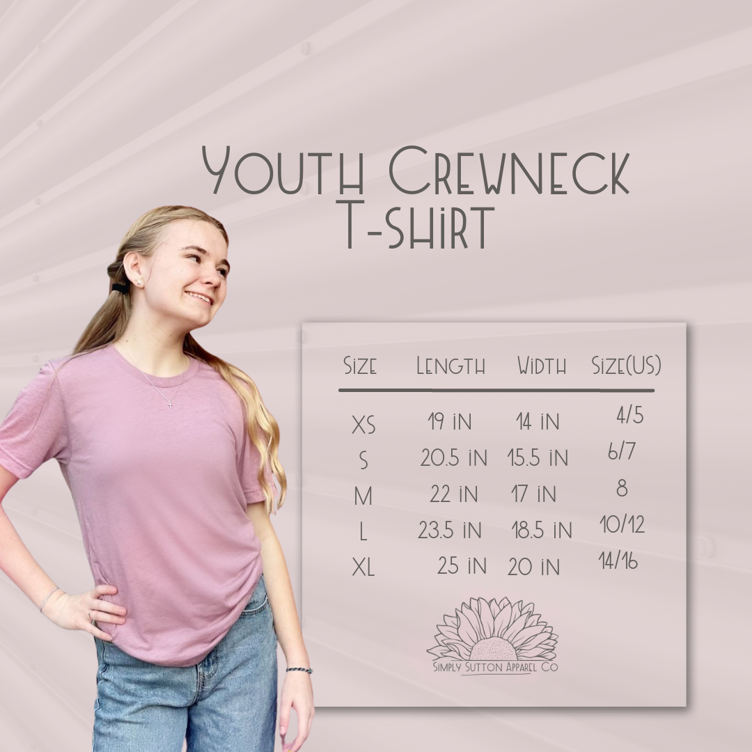 5 6 7 8 - Unisex Crewneck Youth T-shirt
