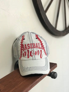 Laces Baseball Mom| Trucker Hat