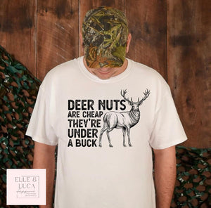 Deer Nuts (Dad) - Adult Crewneck Unisex T-Shirt