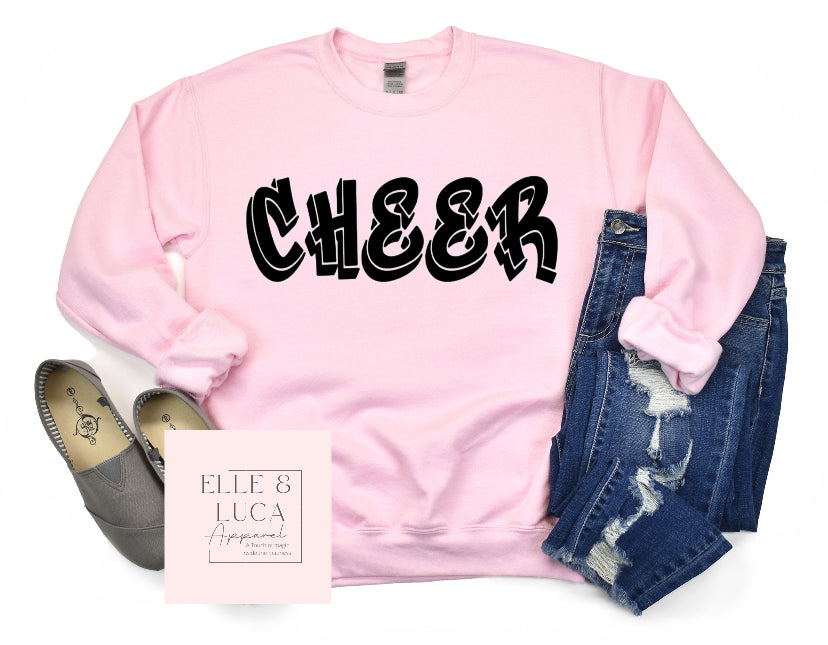 Cheer  |  Crewneck Unisex Adult Sweatshirt