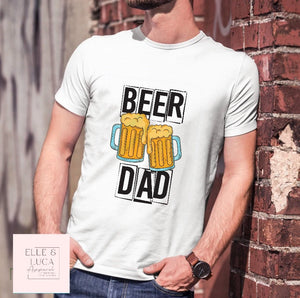 Beer Dad - Adult Crewneck Unisex T-Shirt