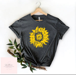 Vintage Sunflower - Adult Crewneck Unisex T-Shirt