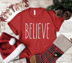 Believe- Adult Unisex Crewneck T-Shirt