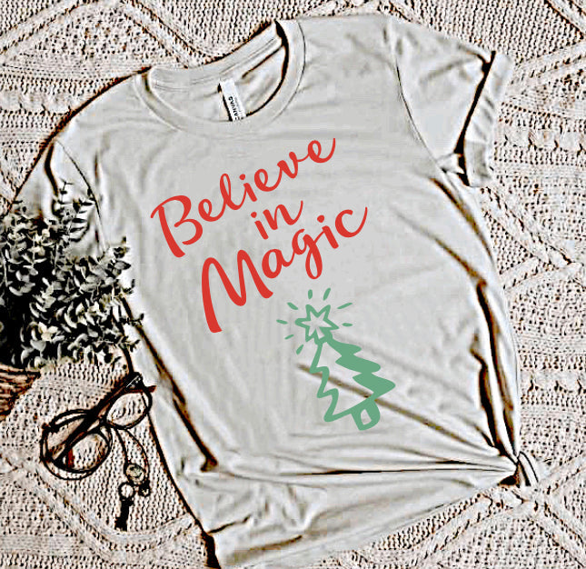 Believe in Magic- Adult Unisex Crewneck T-Shirt