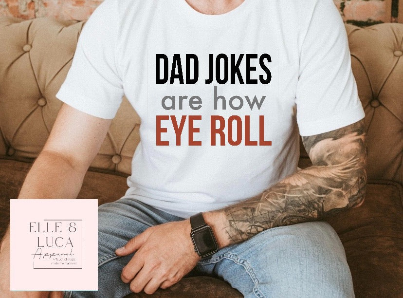 DAD jokes - Adult Crewneck Unisex T-Shirt