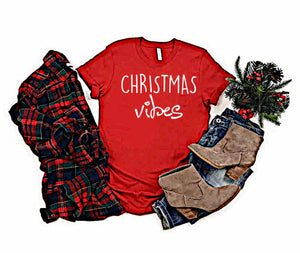 Christmas Vibes- Adult Unisex Crewneck T-Shirt
