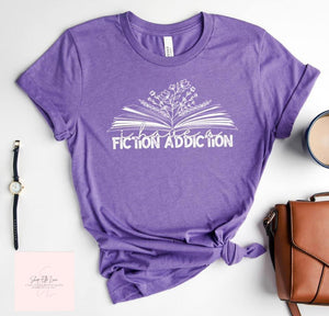 Fiction Addiction - Adult Unisex Crewneck T-Shirt