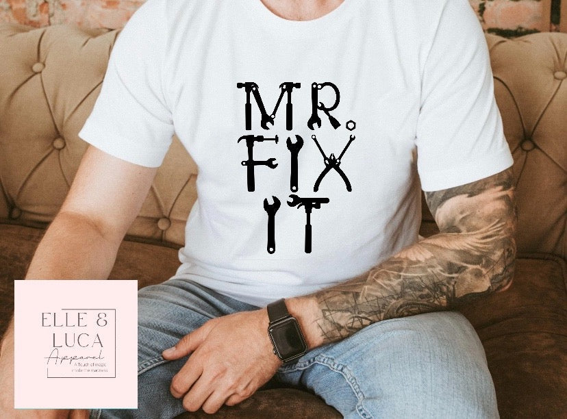 Mr. Fix It - Adult Crewneck Unisex T-Shirt