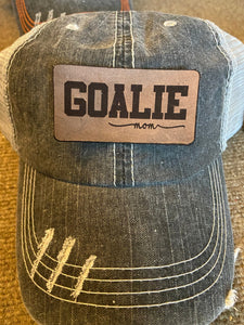 Hockey/Goalie Mom Vintage Styl Trucker Hat