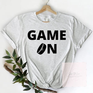 Game On Puck- Unisex Crewneck T-Shirt
