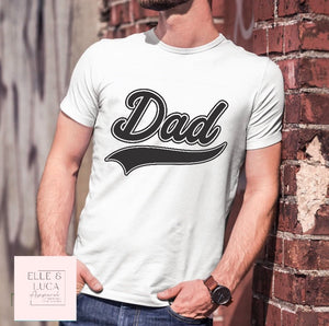 Dad- Adult Crewneck Unisex T-Shirt