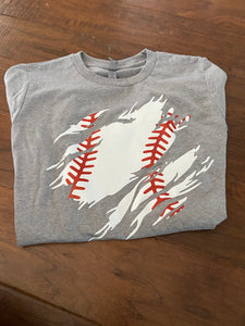 Baseball - Crewneck Unisex Adult T-Shirt
