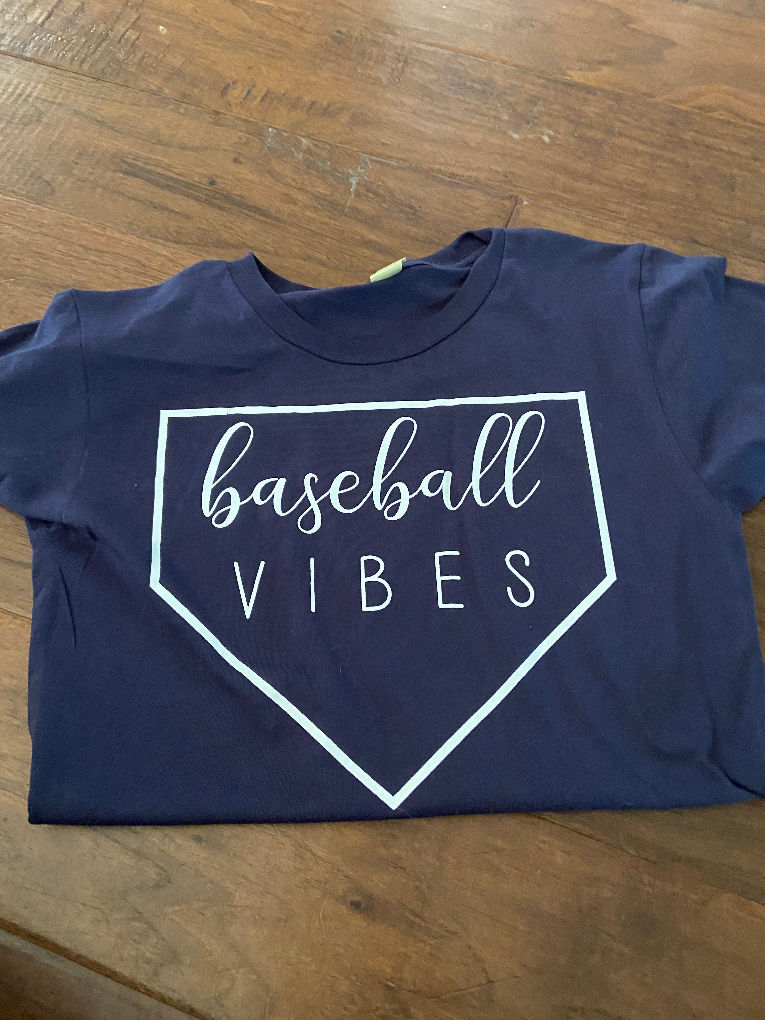 Baseball Vibes- Adult Crewneck Unisex T-Shirt